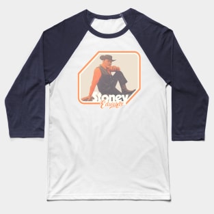 Retro Stoney Edwards Country Legend Tribute Baseball T-Shirt